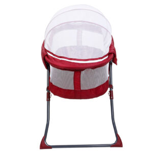 LuvLap Starshine Bassinet With Mosquito Net - Red-15228