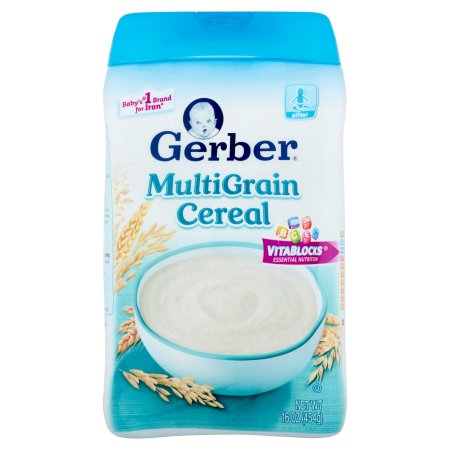 Gerber, MultiGrain Cereal (Sitter) - 227 gm NON GMO-15381