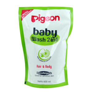 Pigeon Baby Wash 2 In 1 Refill- 600ml-0