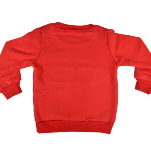 Smiley Print Full Sleeve Infant Sweat Shirt - Red-15551