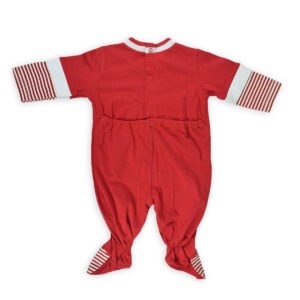 Chicco Full Sleeve Footed Romper - Red-15988