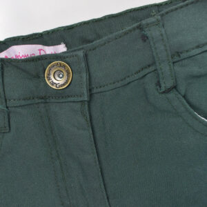 4 Pockets Baby Cotton Pant - Green-16071