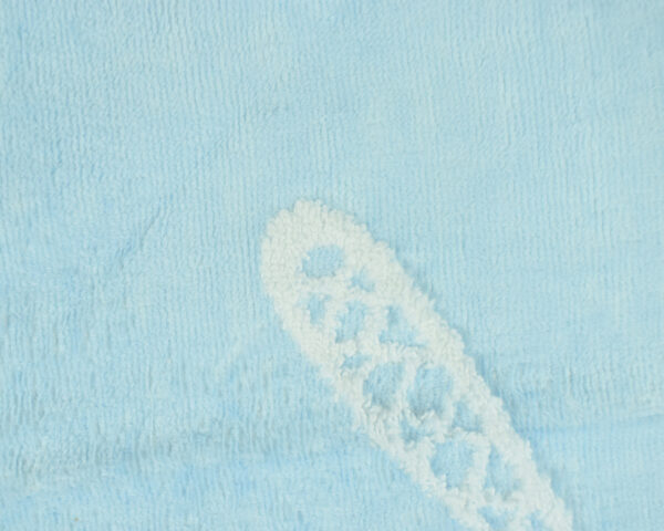 Baby Hand Towel (Rabbit Print) - Sky Blue-15824