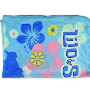 Very Soft Baby Blanket (Multi Print) - Sky Blue-15903