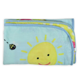 Very Soft Baby Blanket (Peppa Pig) - Sky Blue-15913