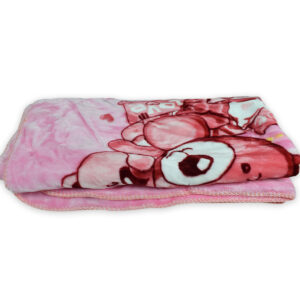 Very Soft Baby Blanket (Pooh Print) - Pink-0