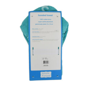 Soft Baby Towel with Hood - Aqua-16185