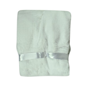 Baby Soft Hooded Blanket - White-16335