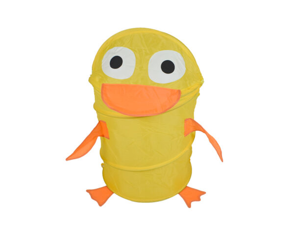 Multi Purposable Foldable Toy Bin (Duck) - Yellow-0