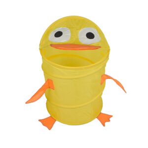 Multi Purposable Foldable Toy Bin (Duck) - Yellow-15748