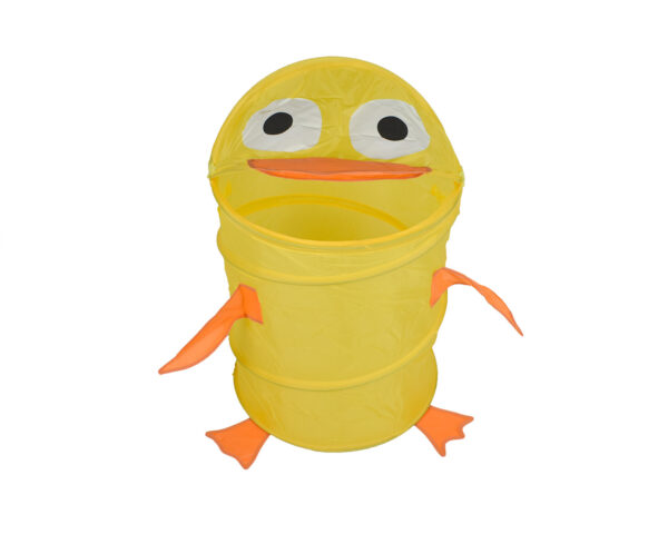 Multi Purposable Foldable Toy Bin (Duck) - Yellow-15748