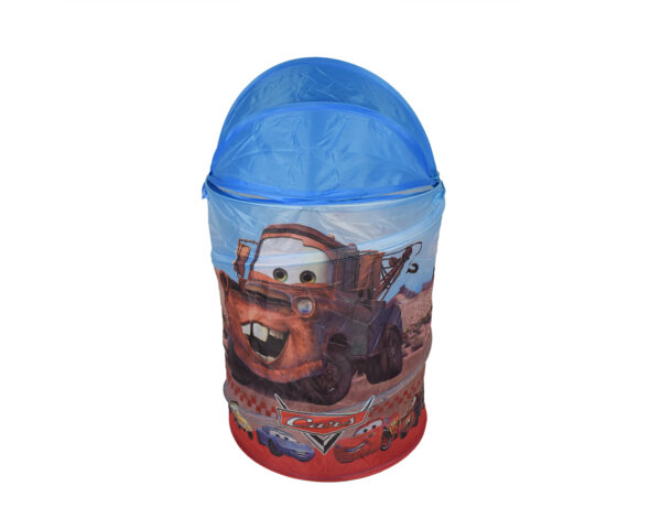 Multi Purposable Foldable Toy Bin (Car) L - Blue-15773