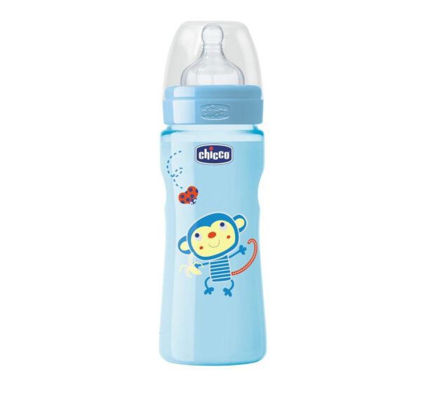 Chicco Benessere Baby Feeding Bottle (4M+) - 330ml -0