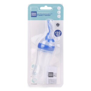 Mee Mee Squeezy Silicone Food Feeder Blue - 90 ML-0