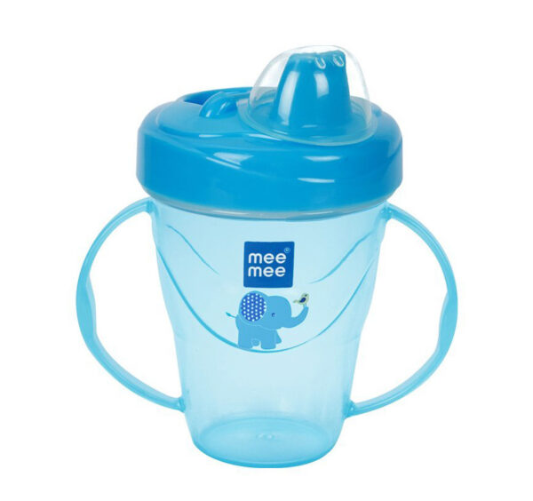 Mee Mee Easy Grip Sipper Cup Dark Blue - 180 Ml-0