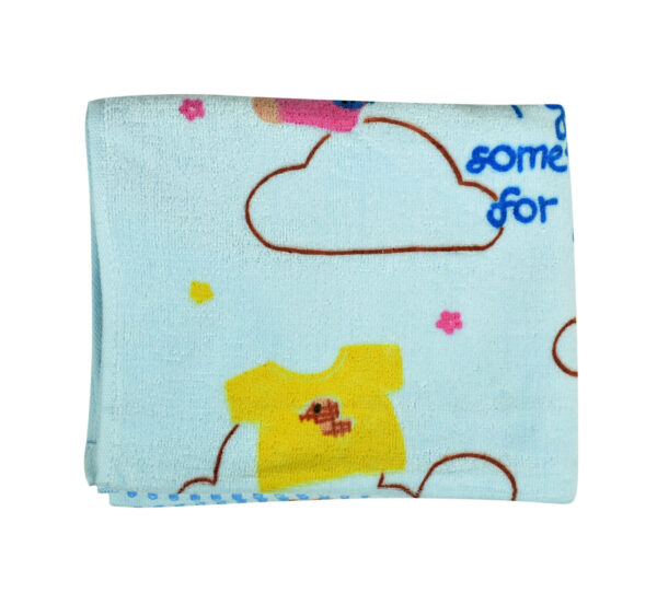 Baby Cotton Towel - Blue-16419