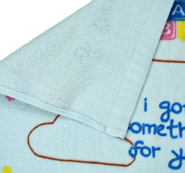 Baby Cotton Towel - Blue-16418