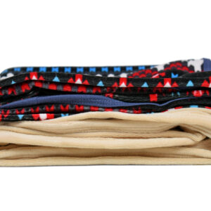 Baby Soft Swaddle Blankets Pack Of 2 - Brown/Black-16645