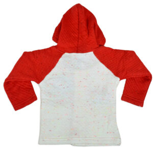 Little Darling Hooded Top & Bottom Winter Set - Red-16594