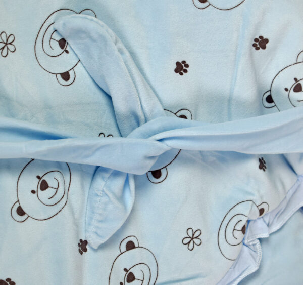 Baby Quilted Wrapper - Sky Blue-16799