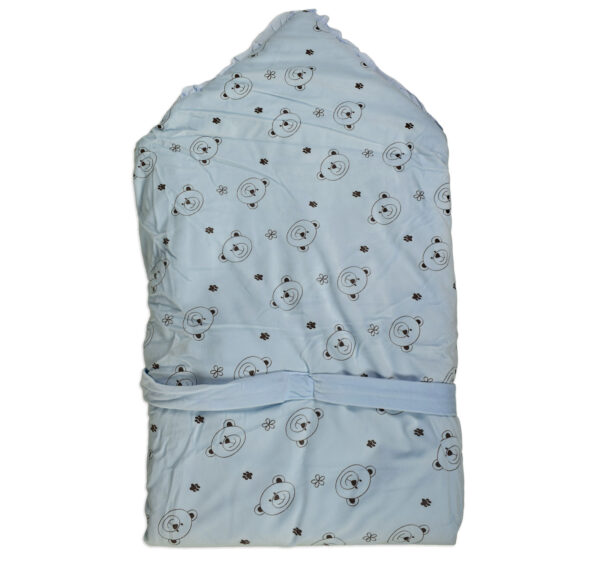 Baby Quilted Wrapper - Sky Blue-16801