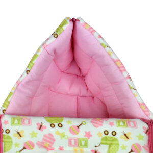 Babysworld Sleeping Bag ABC Print - Magenta-16815