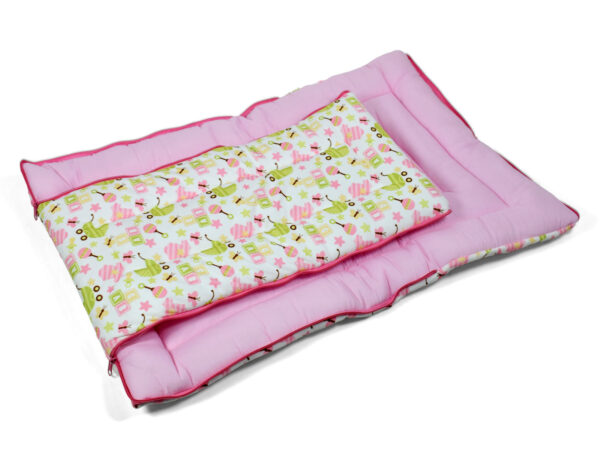 Babysworld Sleeping Bag ABC Print - Magenta-16814