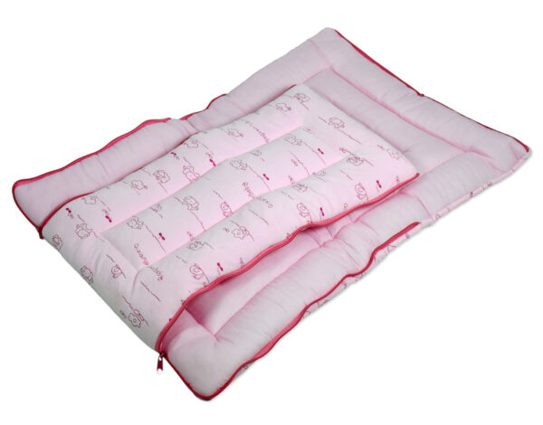 Babysworld Sleeping Bag ABC Print - Pink-16824