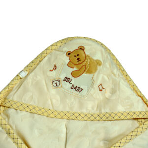 Baby Quilted Wrapper (Knot Style) - Yellow-16846