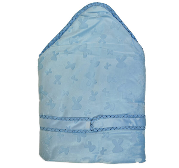 Baby Quilted Wrapper (Knot Style) - Blue-16854