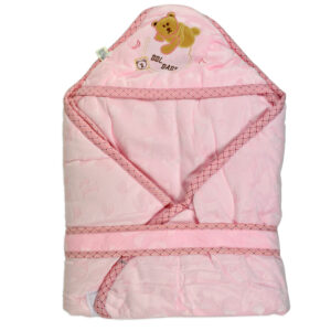 Baby Quilted Wrapper (Knot Style) - Pink-0
