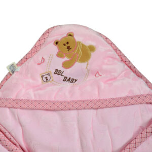 Baby Quilted Wrapper (Knot Style) - Pink-16859