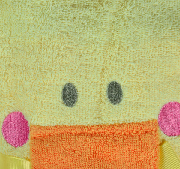 Baby Hooded Towel (Duck Character) - Yellow-16963