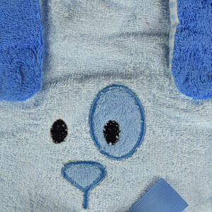 Baby Hooded Towel (Dog Character) - Sky Blue-16973