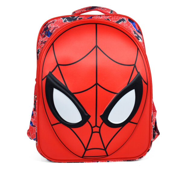 Kids School Bag (Spider Man Style) - Red-0