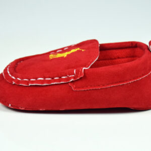 Baby Loafer Style Soft Shoes - Red-17052