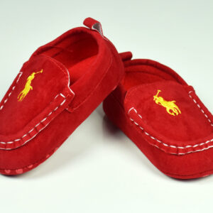 Baby Loafer Style Soft Shoes - Red-17053