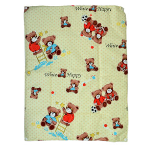 Changing Sheets Set Of 3 (Bear Print) - Yellow-17144