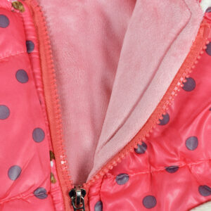 Baby Sleeveless Hooded Jacket - Peach-17164