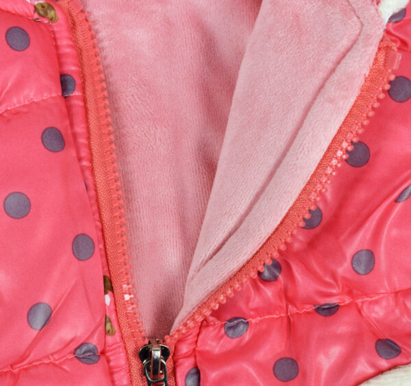 Baby Sleeveless Hooded Jacket - Peach-17164