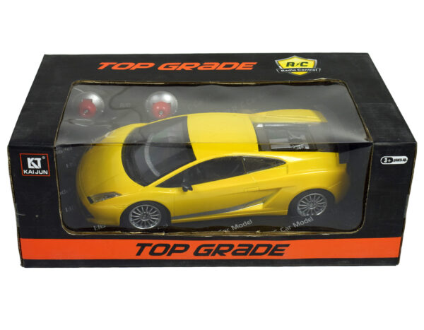 Top Grade 1:18 scale Remote Control Car-27Mhz - Yellow-17322