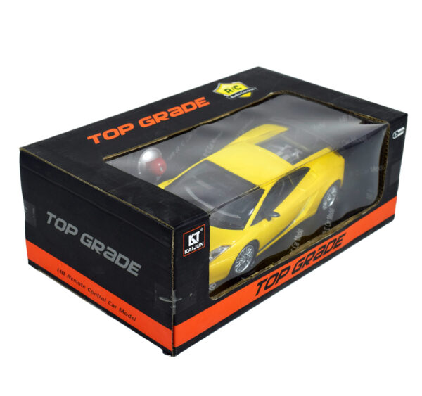 Top Grade 1:18 scale Remote Control Car-27Mhz - Yellow-17323