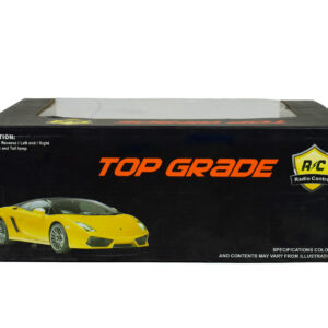 Top Grade 1:18 scale Remote Control Car-27Mhz - Yellow-17324