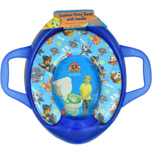 Cushioned Potty Training Seat With Handle (Paw Patrol) - Blue-0