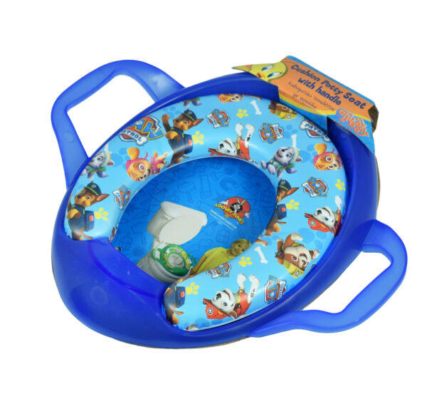 Cushioned Potty Training Seat With Handle (Paw Patrol) - Blue-17437