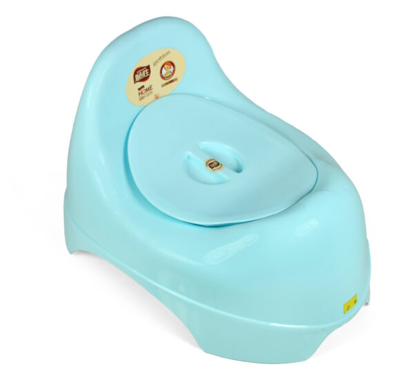 Baby Potty Trainer Chair With Lid - Sky Blue-0