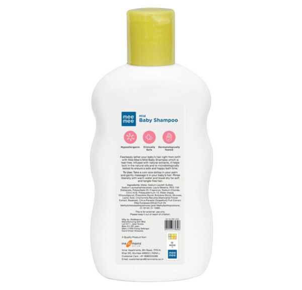 Mee Mee Mild Baby Shampoo with Fruit Extracts - 200ml-17380