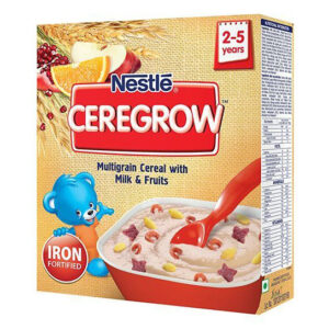Nestle Ceregrow Multigrain Cereal With Milk & Fruits - 300 gm-0