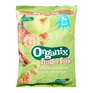 Organix Finger Foods Apple Rice Cakes with Cinnamon - 40 gm-0