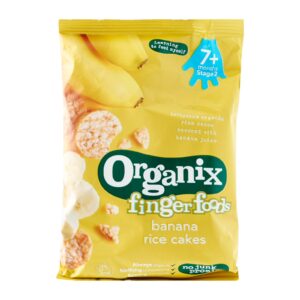 Organix Finger Foods Organic Rice Cakes - Banana (7M+) - 50g-17764